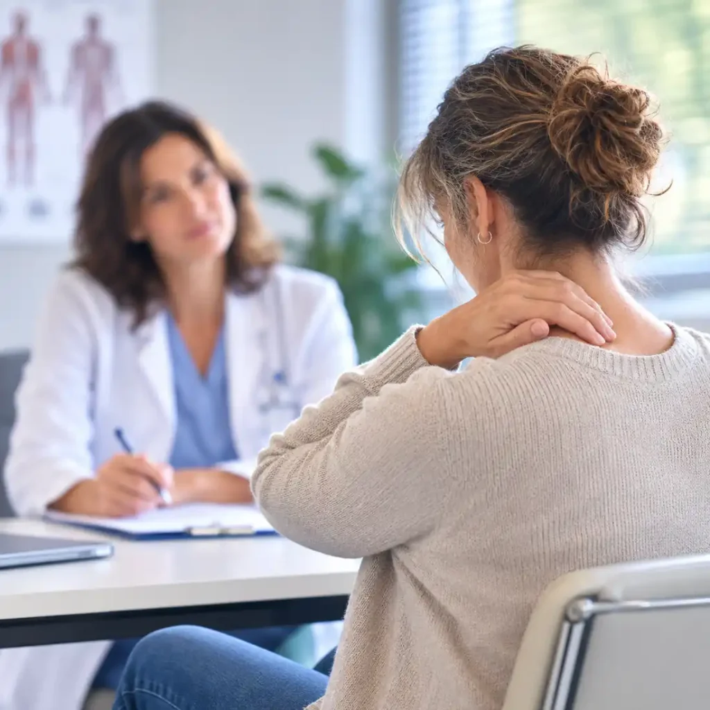 Paciente con fibromialgia y dolor crónico