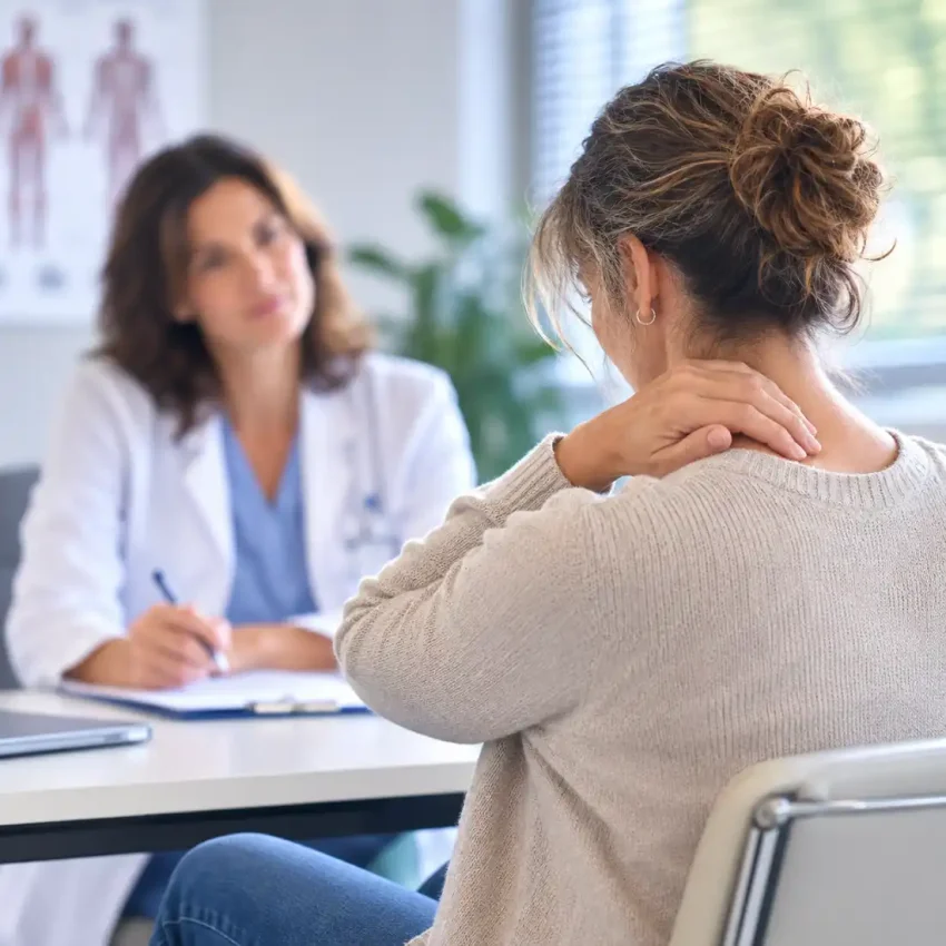 Paciente con fibromialgia y dolor crónico